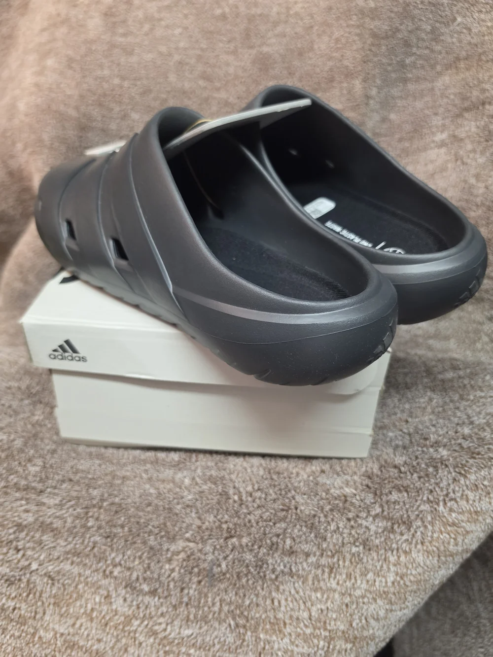 adidas Black Slip-On EVA Clog